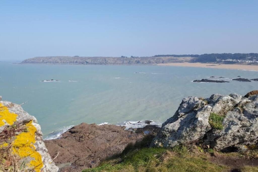 Vue Mer Pour Une Escale En Baie Du Mt-St-Michel Cherrueix Dış mekan fotoğraf